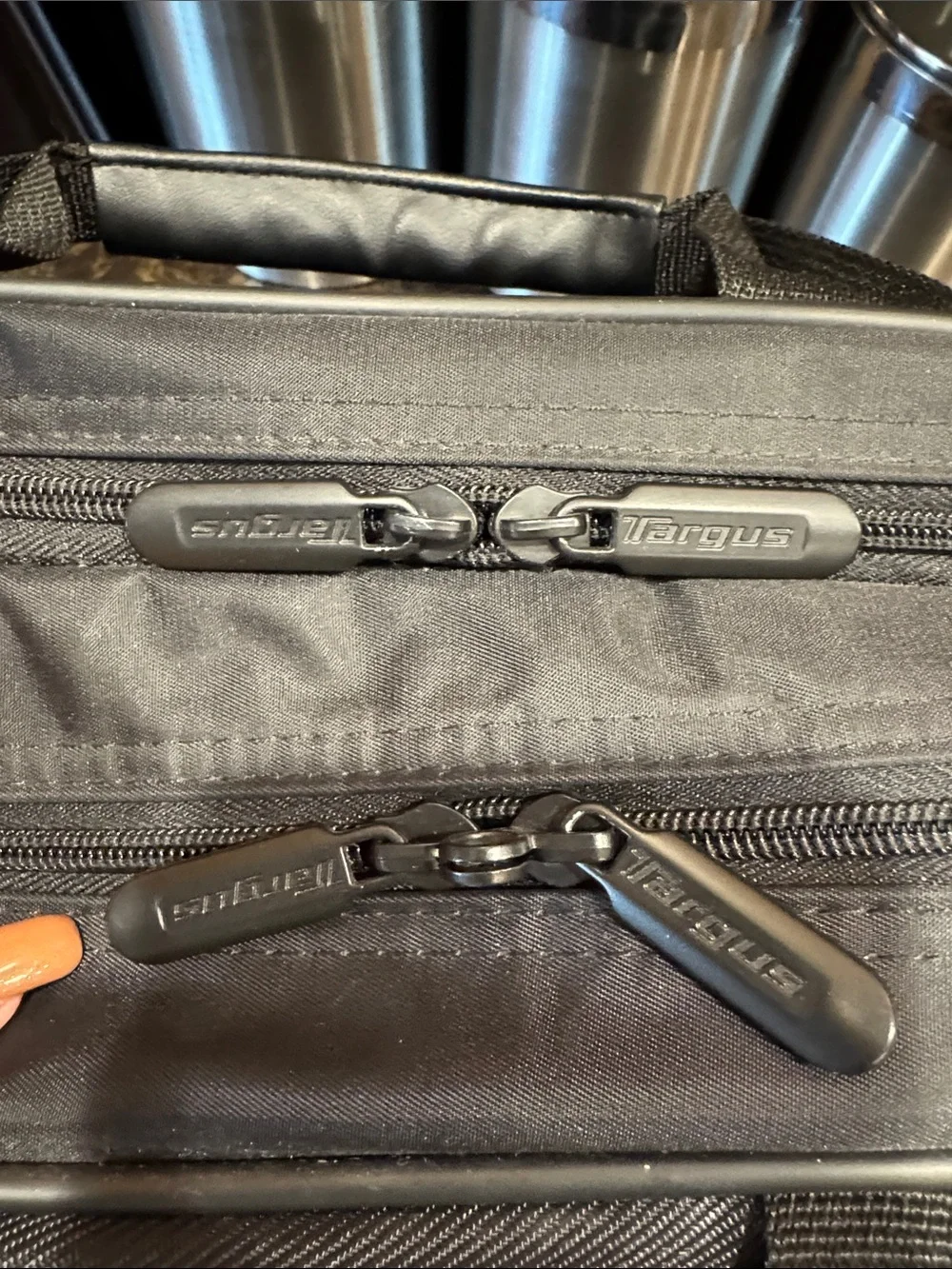 Targus 15.6” CityLite Briefcase for HP Black Business Laptop Front Organizer